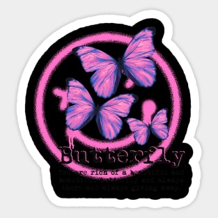 Butterfly Sticker